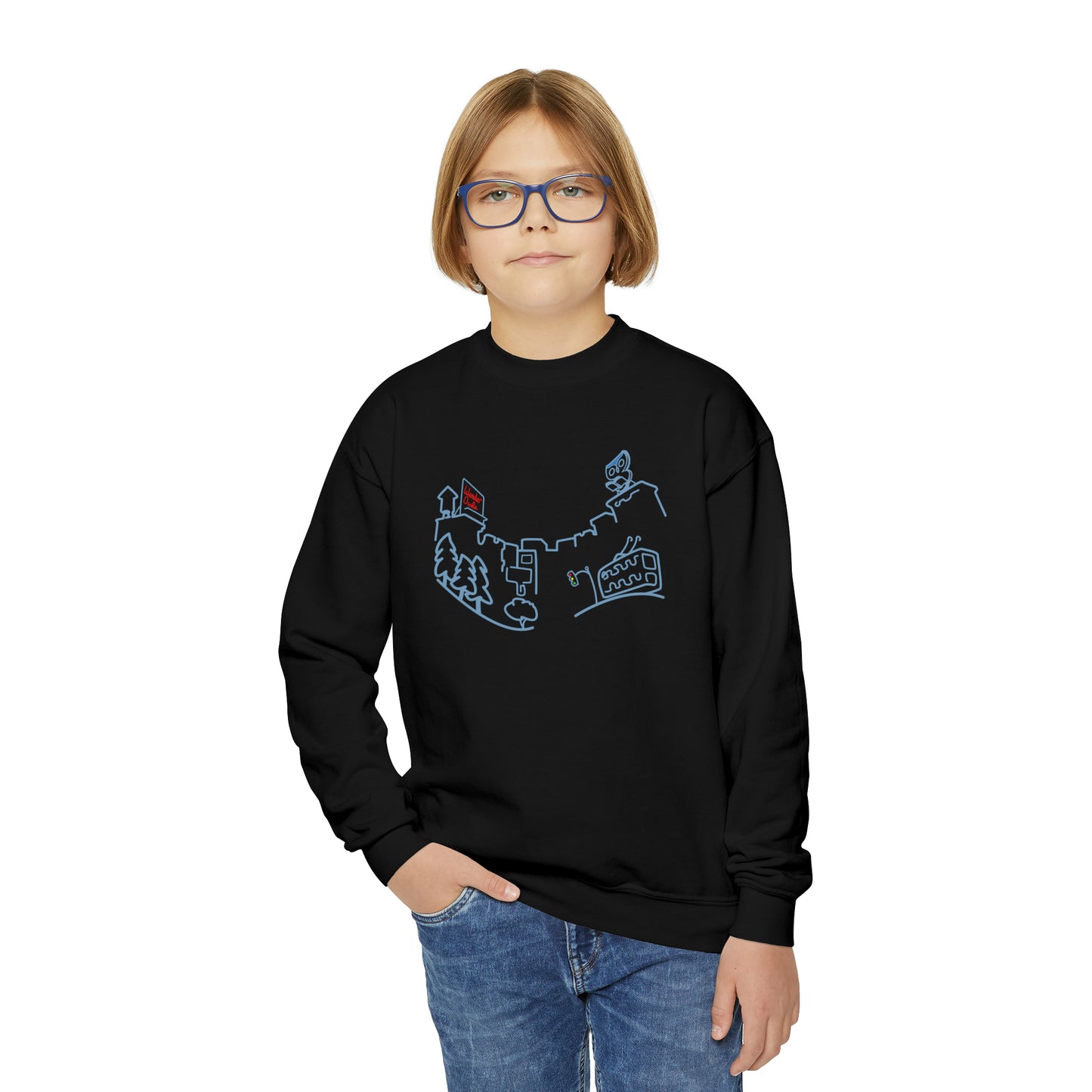 Zipline Puff City Crewneck Sweatshirt