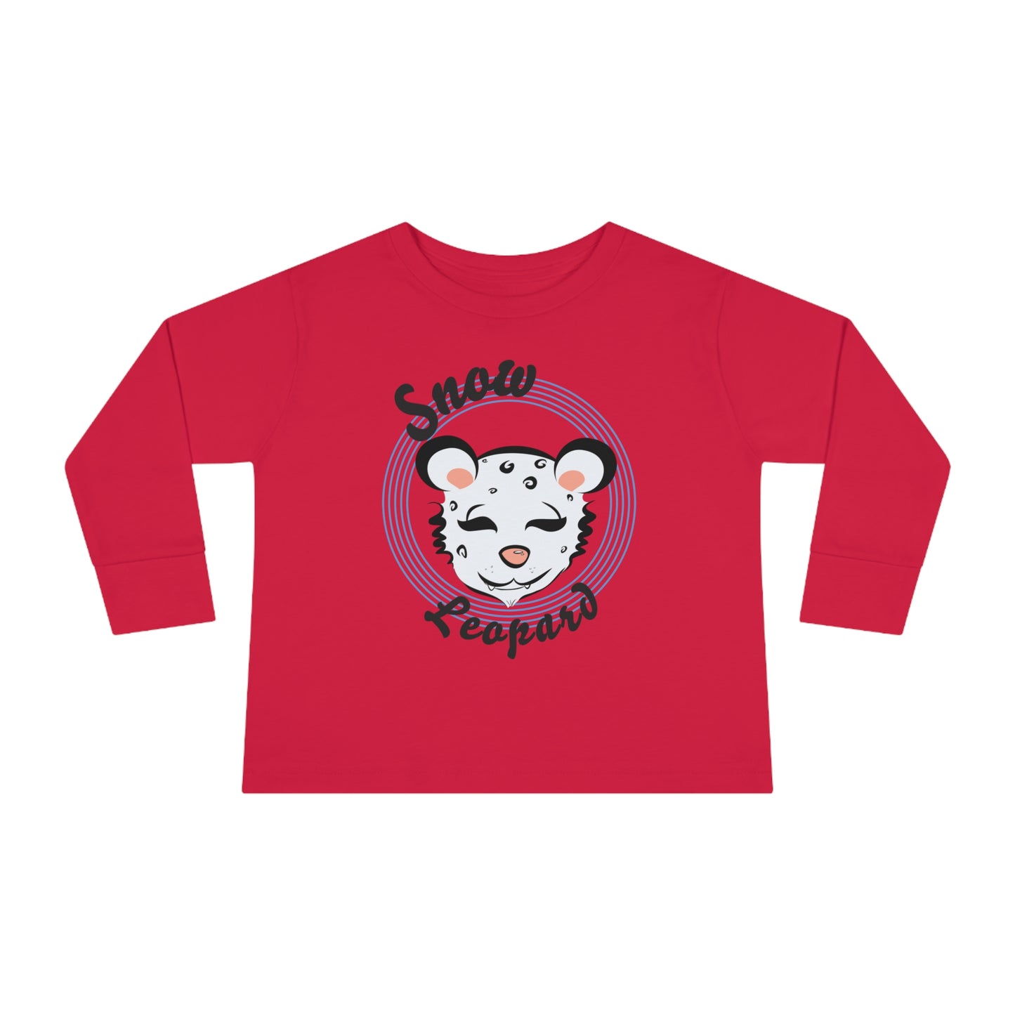 Snow Leopard Toddler Long Sleeve Tee