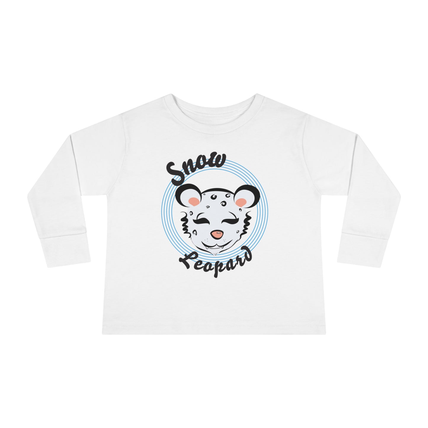 Snow Leopard Toddler Long Sleeve Tee