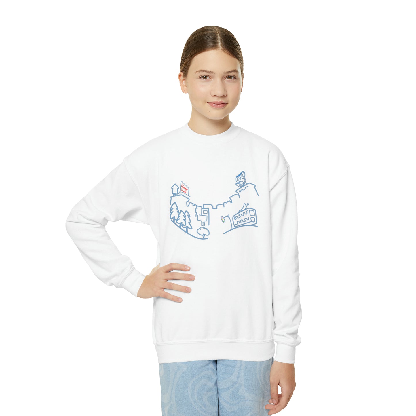 Zipline Puff City Crewneck Sweatshirt