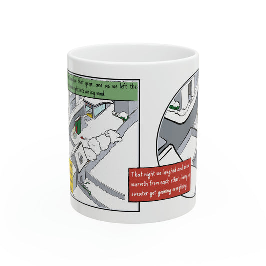 Heartwarming Mug by Inker "Across Town" - 11 oz Ceramic Mug