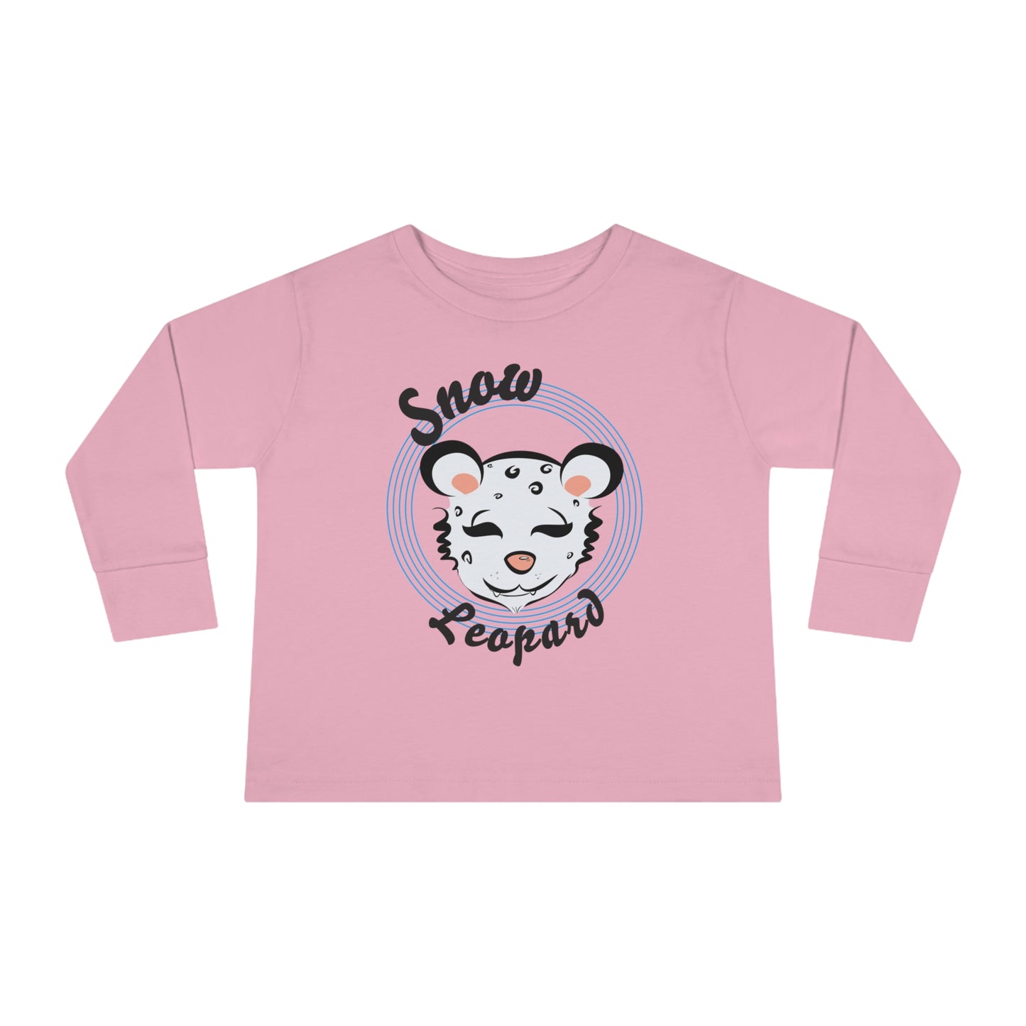 Snow Leopard Toddler Long Sleeve Tee