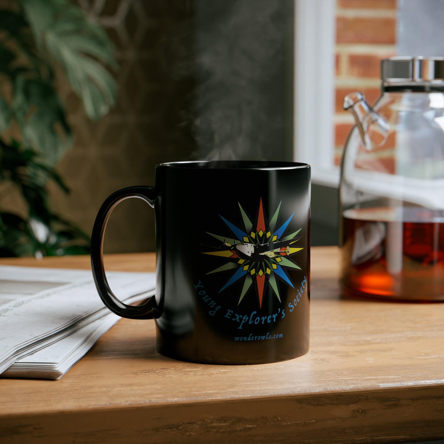 Young Explorers' Society 11oz Black Mug