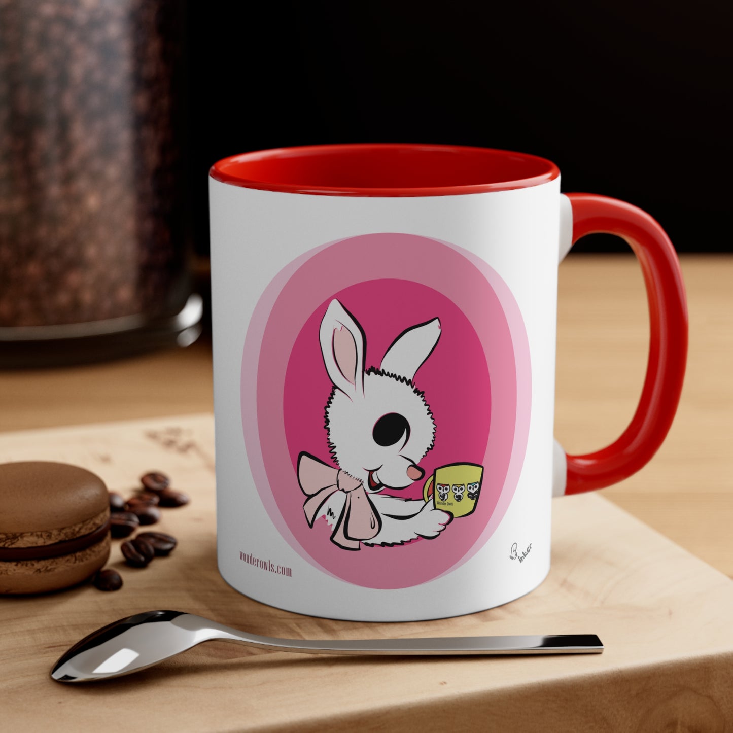 Sweet Bunny Olive Ya Accent Coffee Mug, 11oz