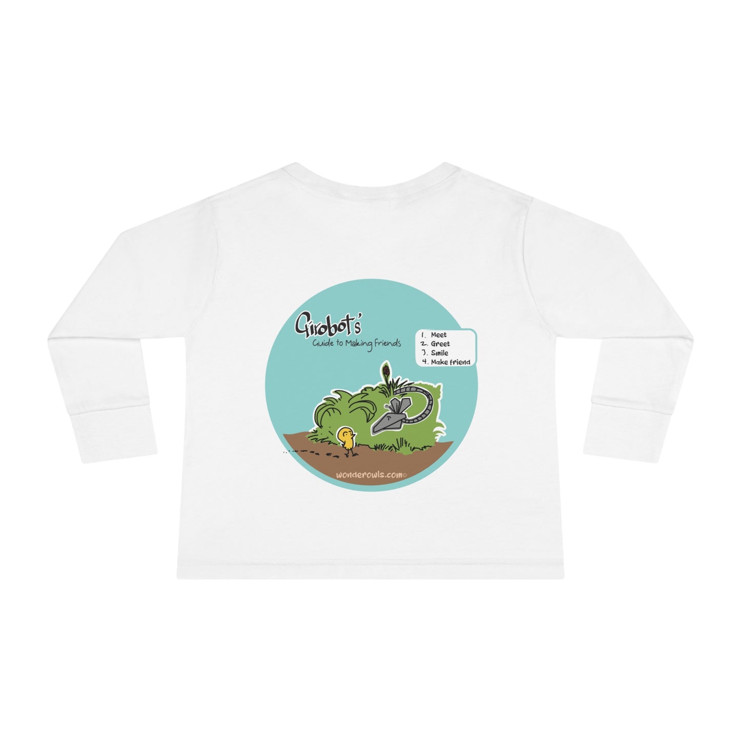 Girobot Toddler Long Sleeve Tee
