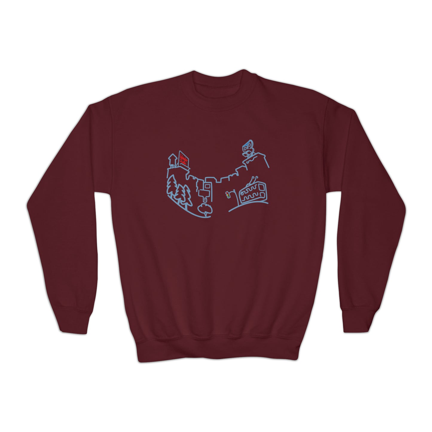 Zipline Puff City Crewneck Sweatshirt