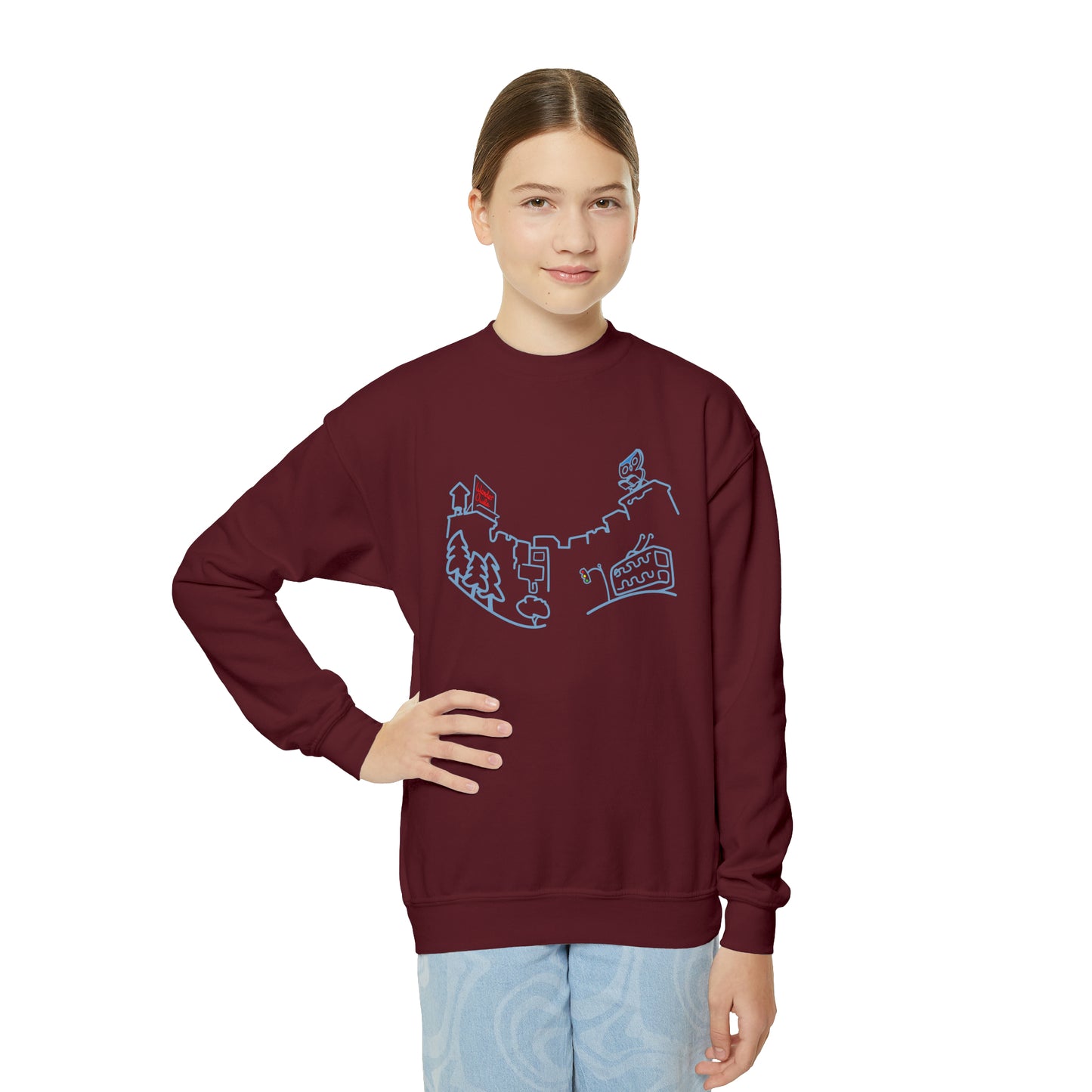 Zipline Puff City Crewneck Sweatshirt