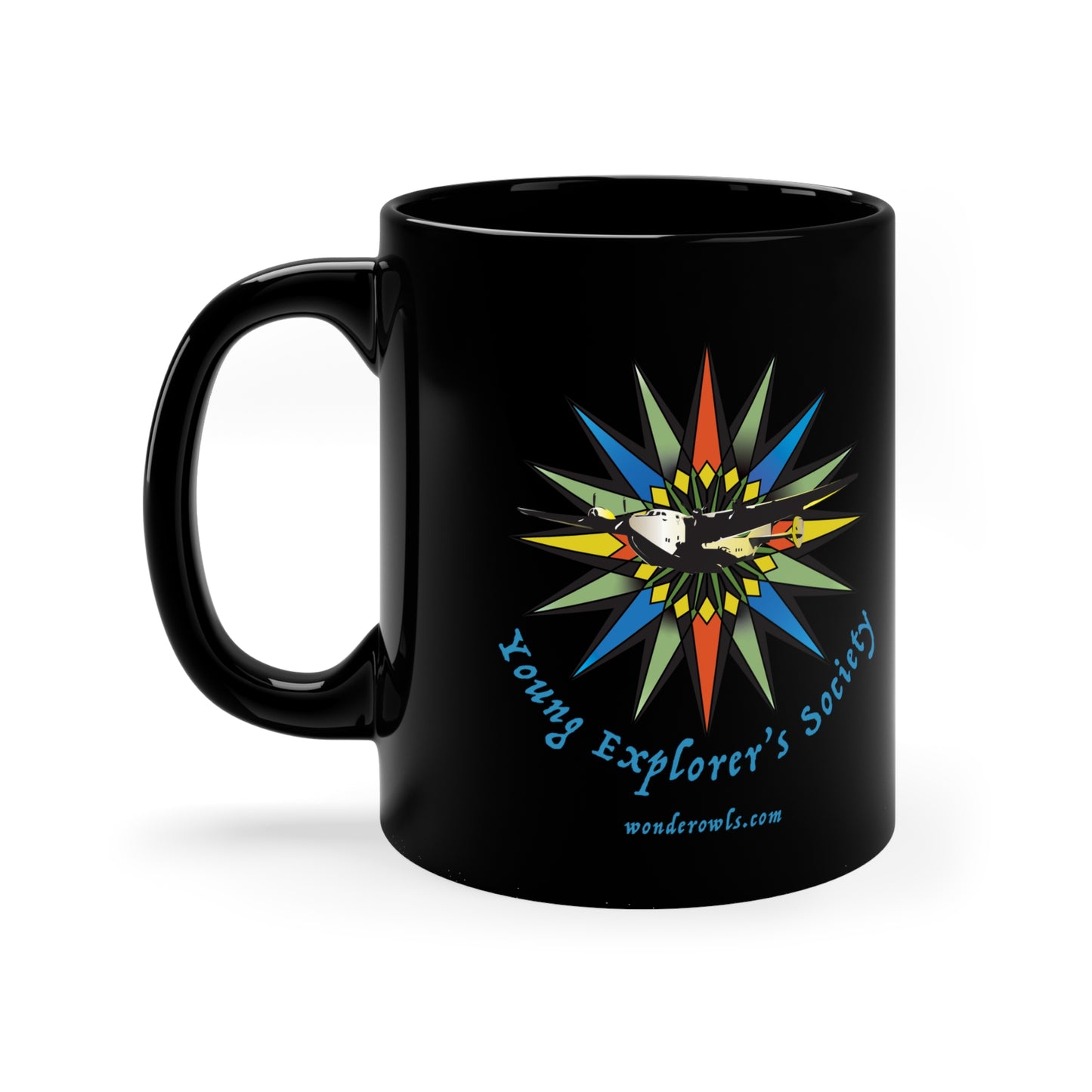 Young Explorers' Society 11oz Black Mug