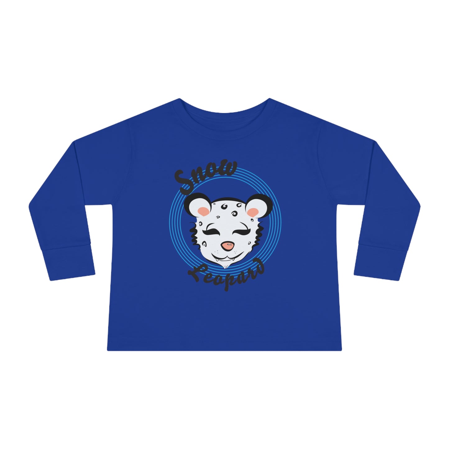 Snow Leopard Toddler Long Sleeve Tee