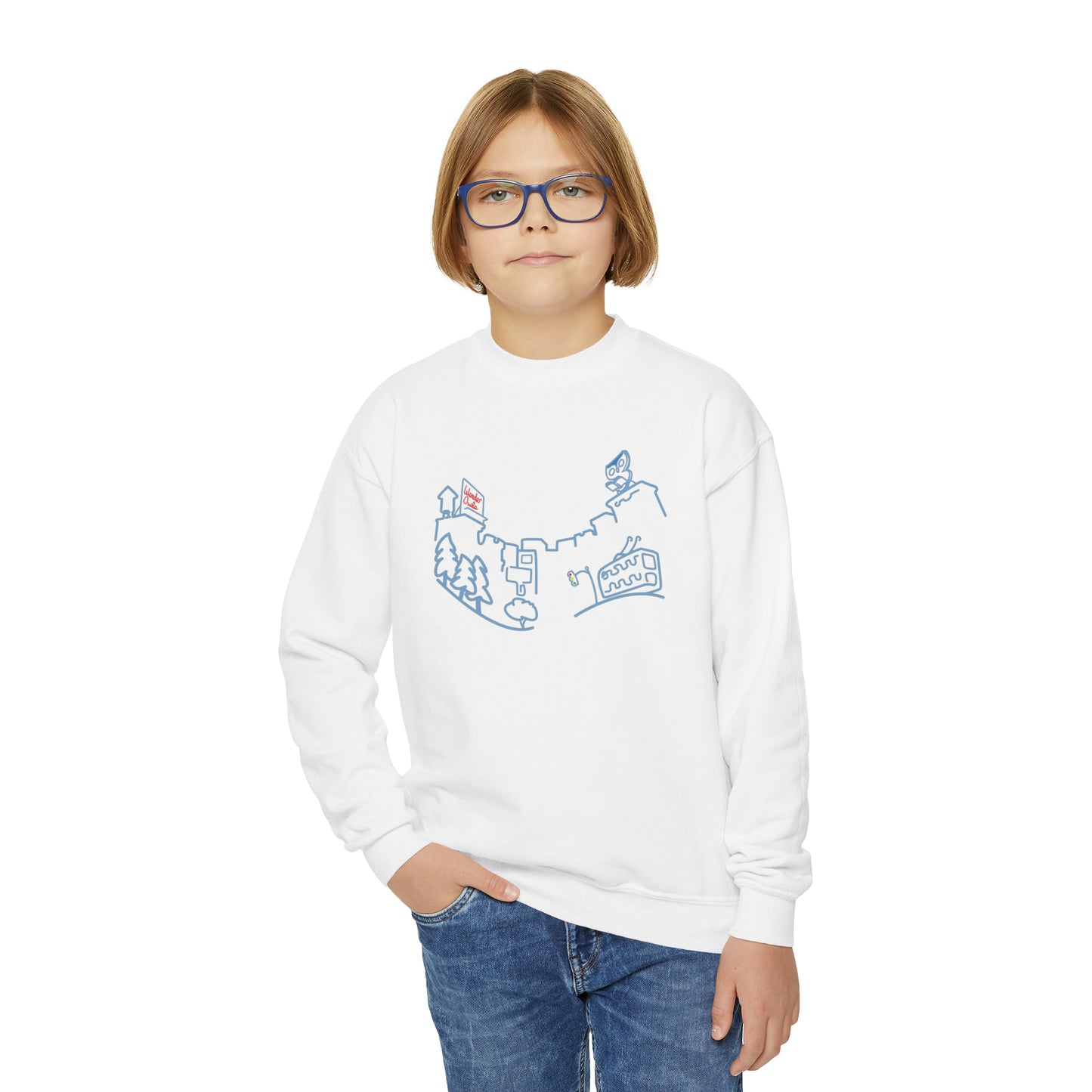 Zipline Puff City Crewneck Sweatshirt
