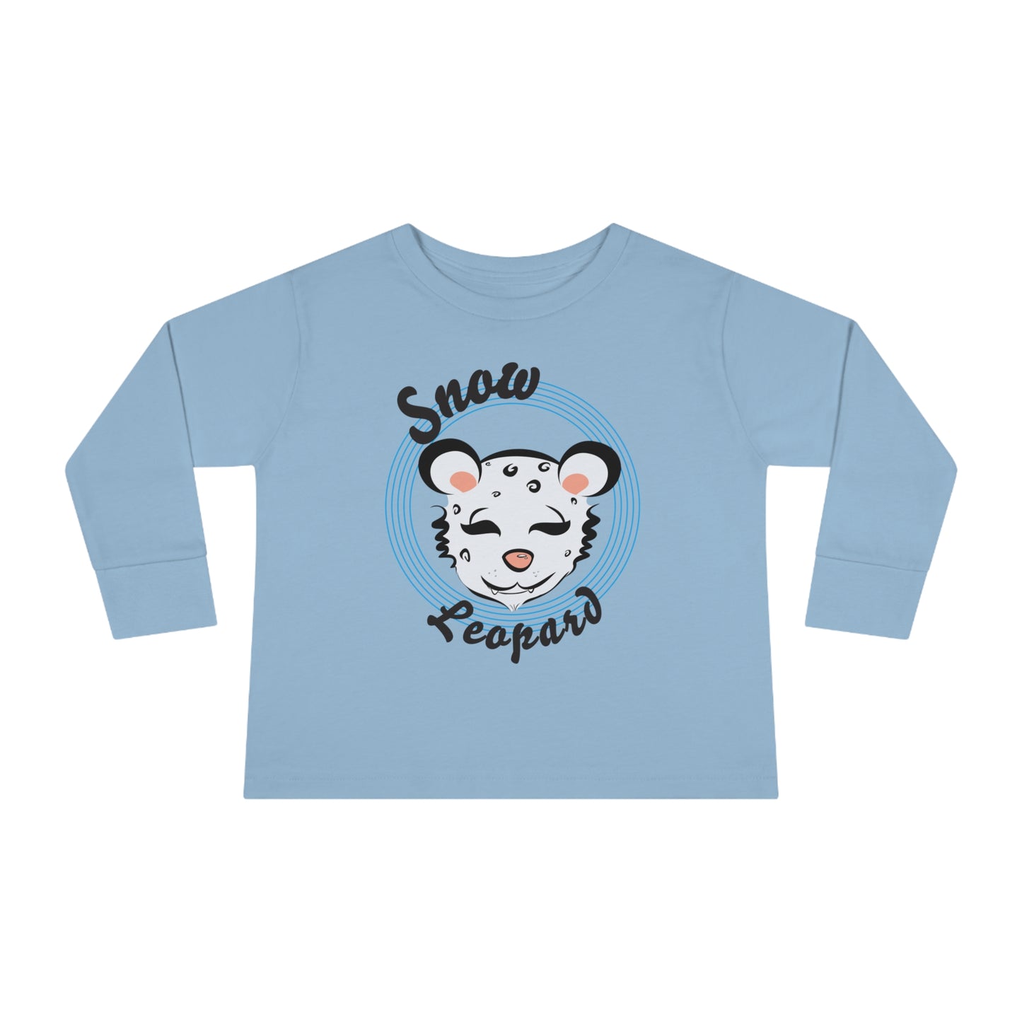 Snow Leopard Toddler Long Sleeve Tee