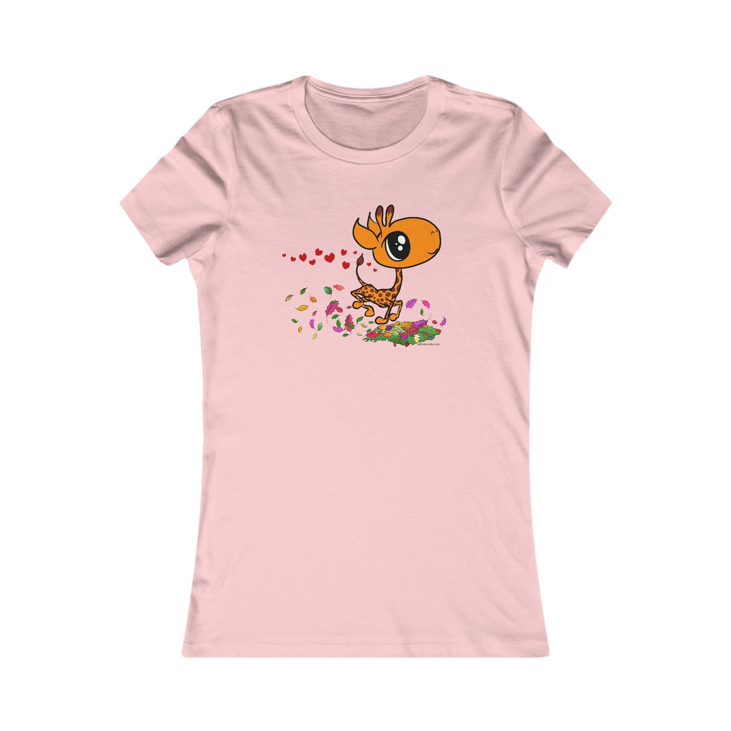Giraffe in Love Cute Women's T