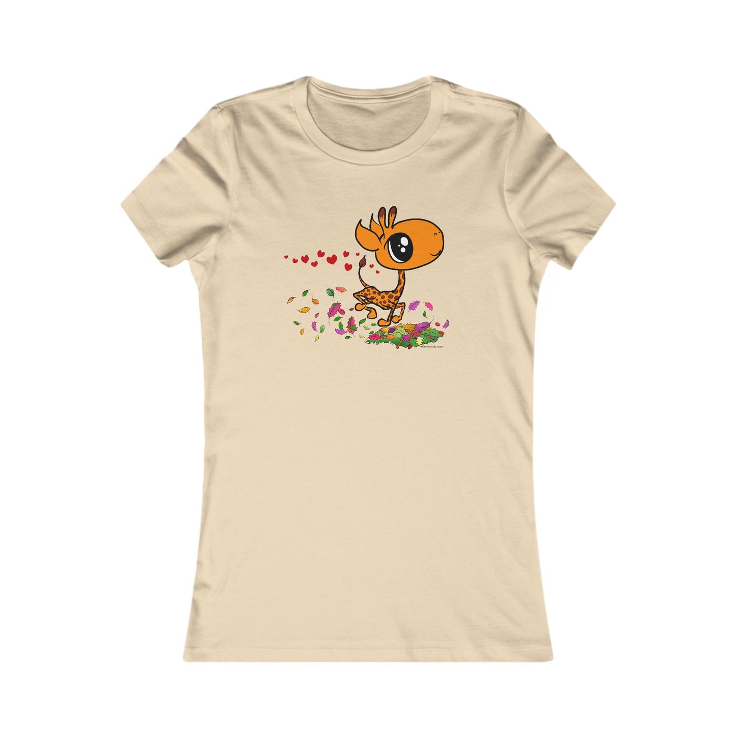 Giraffe in Love Cute Women's T