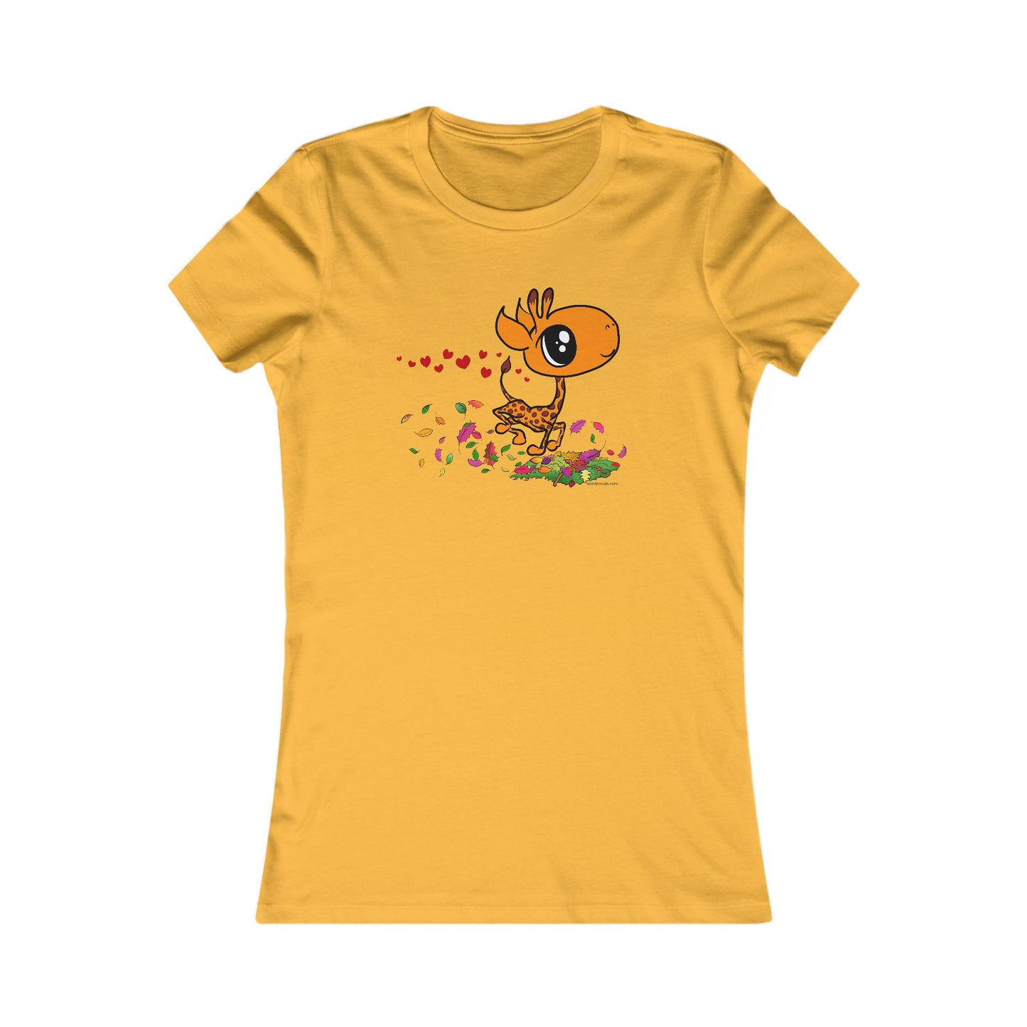 Giraffe in Love Cute Women's T