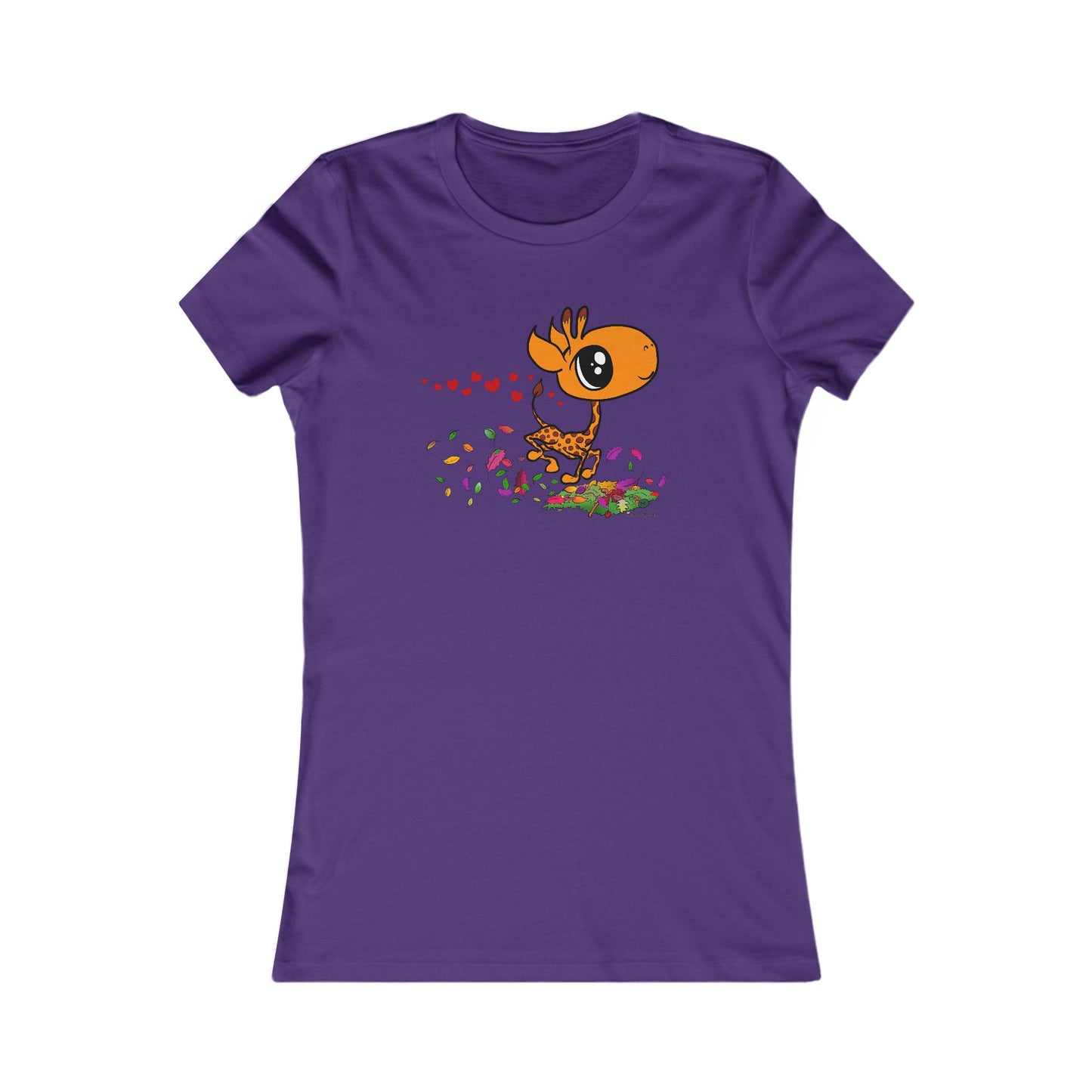 Giraffe in Love Cute Women's T