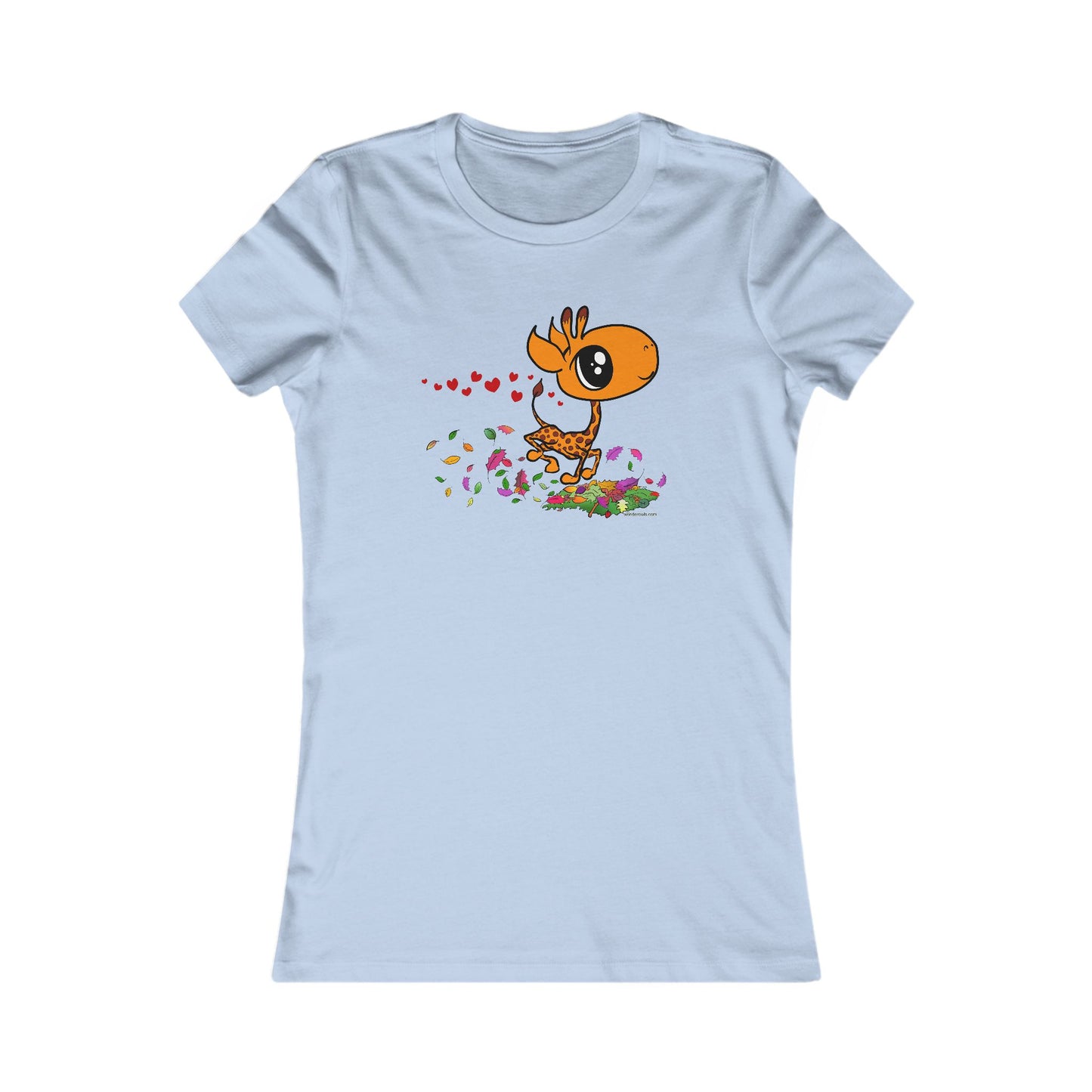 Giraffe in Love Cute Women's T