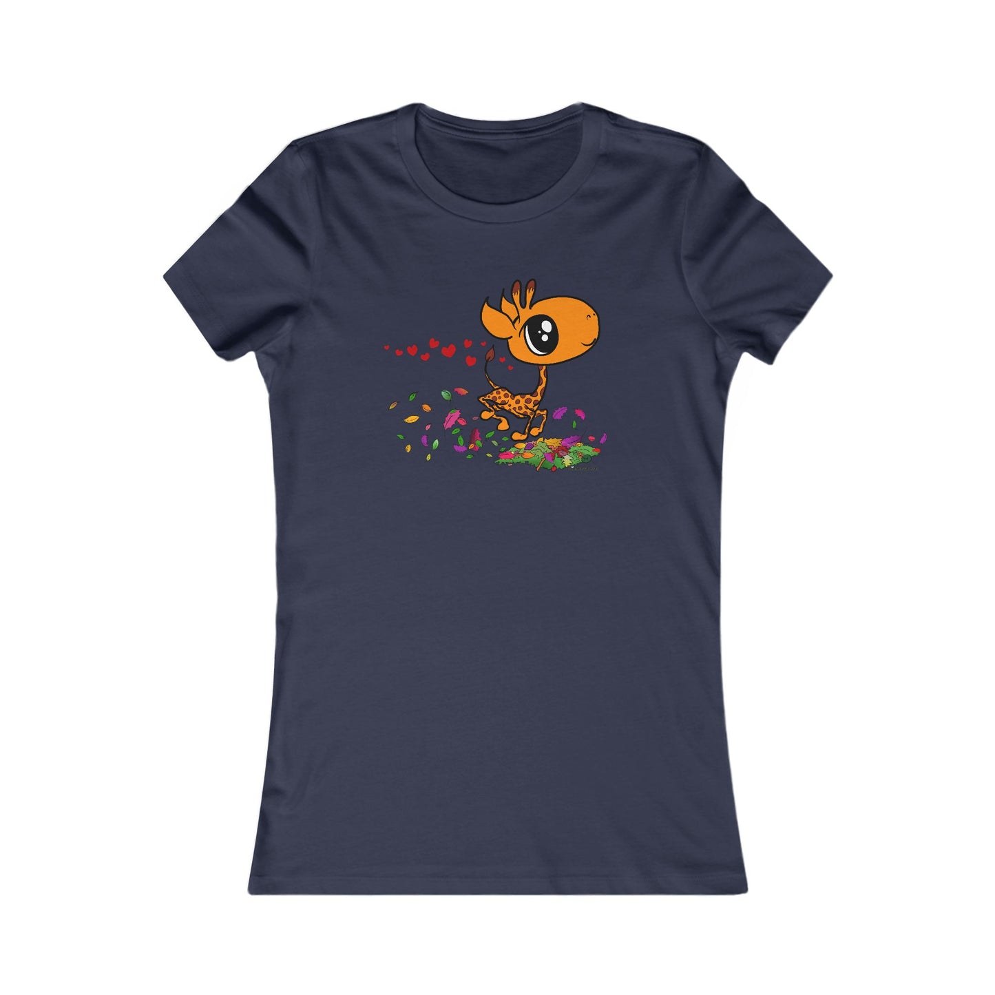 Giraffe in Love Cute Women's T