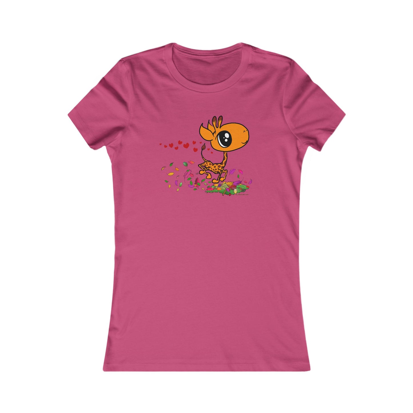 Giraffe in Love Cute Women's T