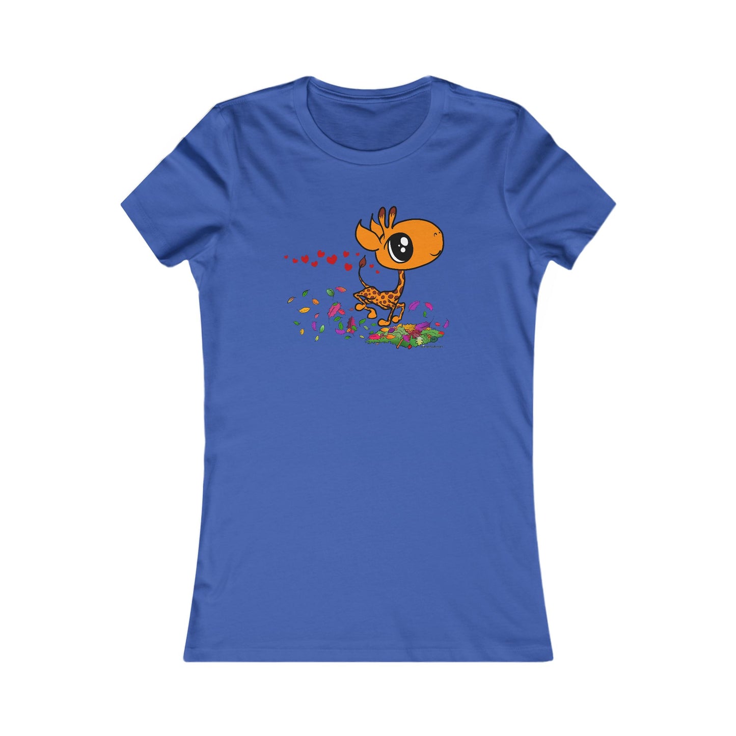 Giraffe in Love Cute Women's T