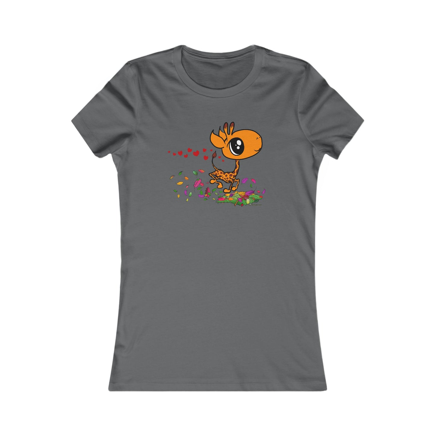 Giraffe in Love Cute Women's T