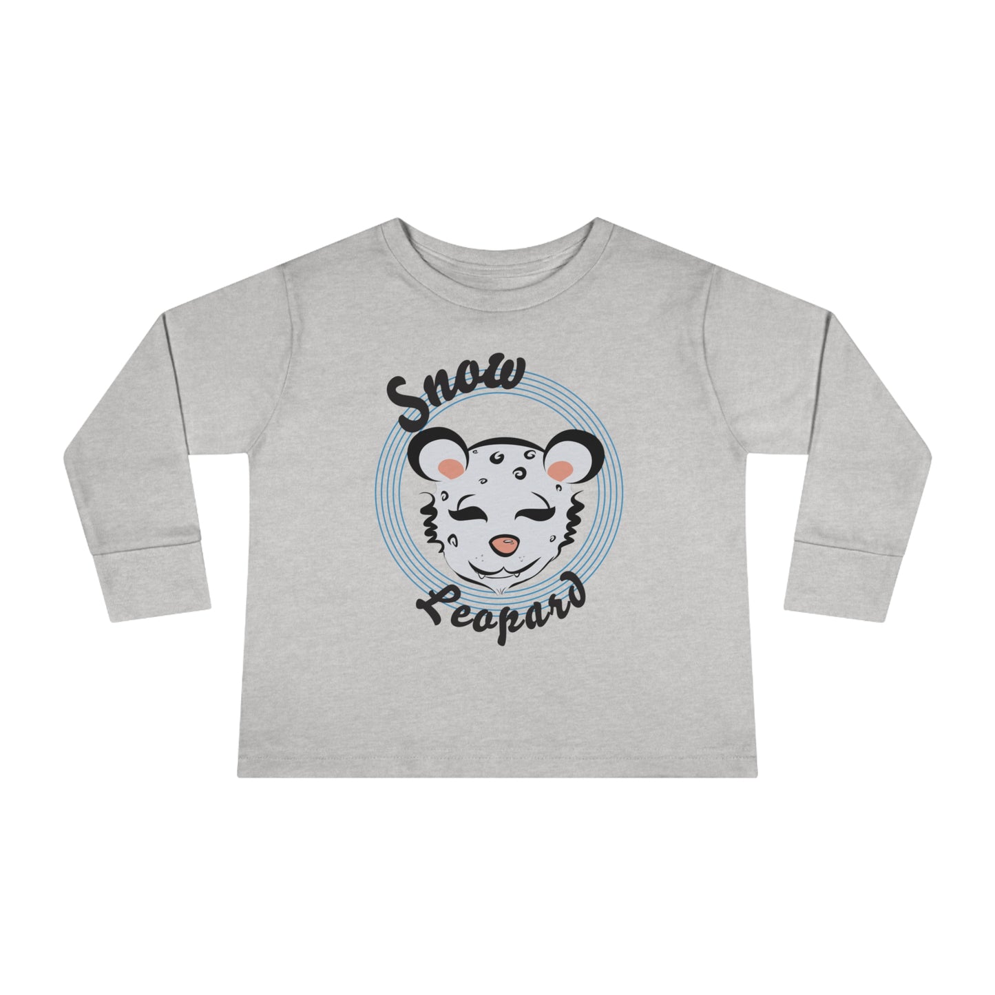 Snow Leopard Toddler Long Sleeve Tee