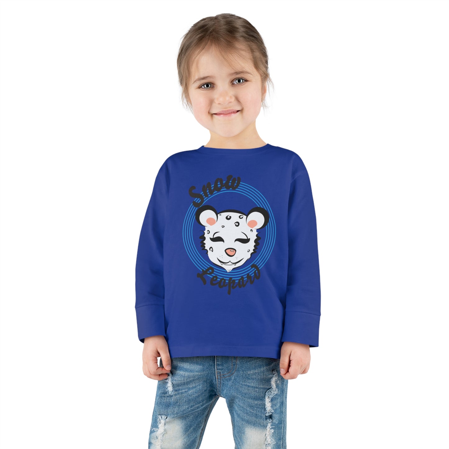 Snow Leopard Toddler Long Sleeve Tee