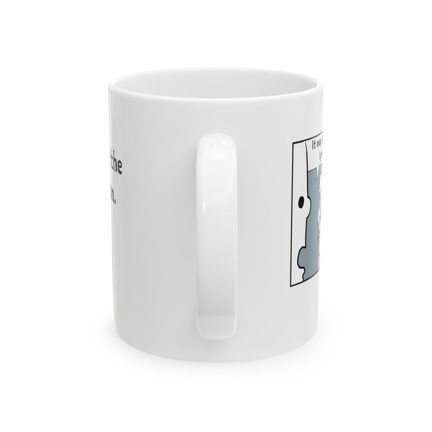 Change the Caption Cartoon Ceramic Mug, (11oz, 15oz)