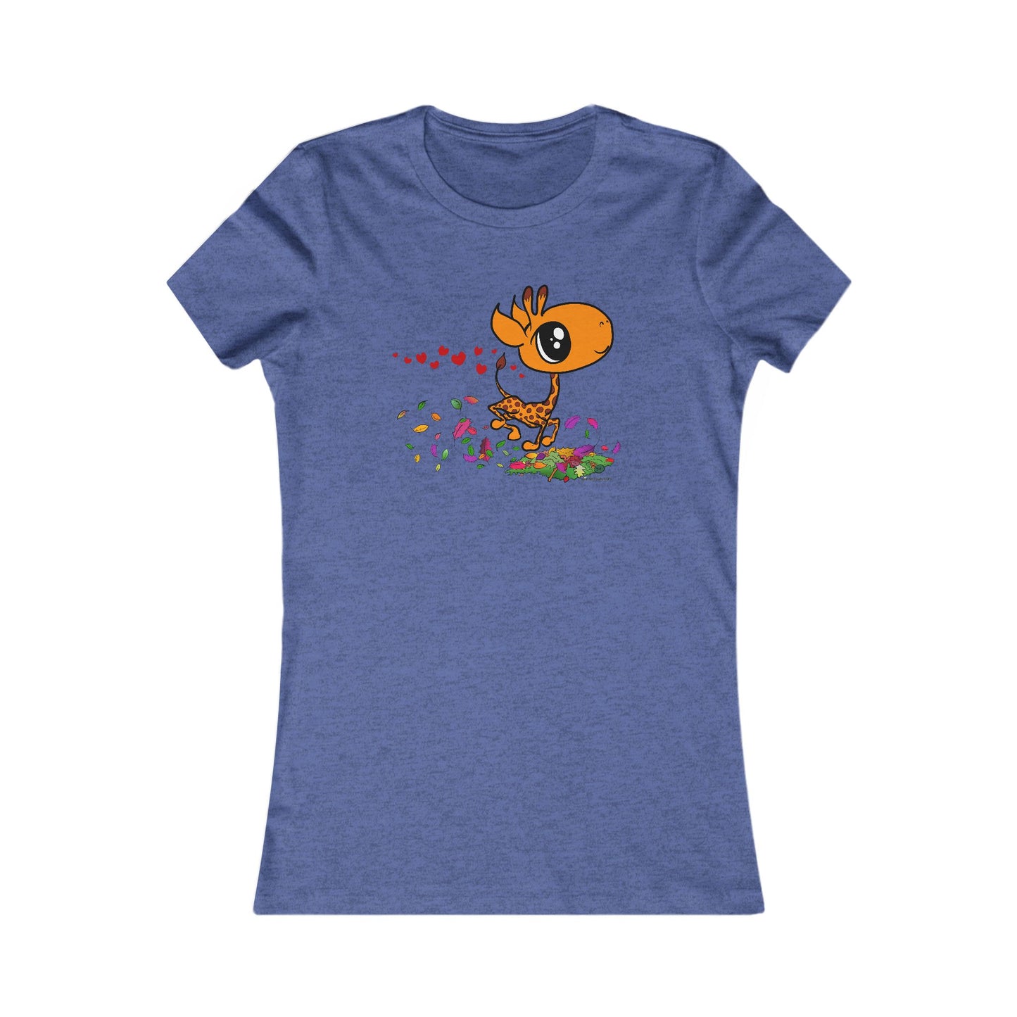 Giraffe in Love Cute Women's T