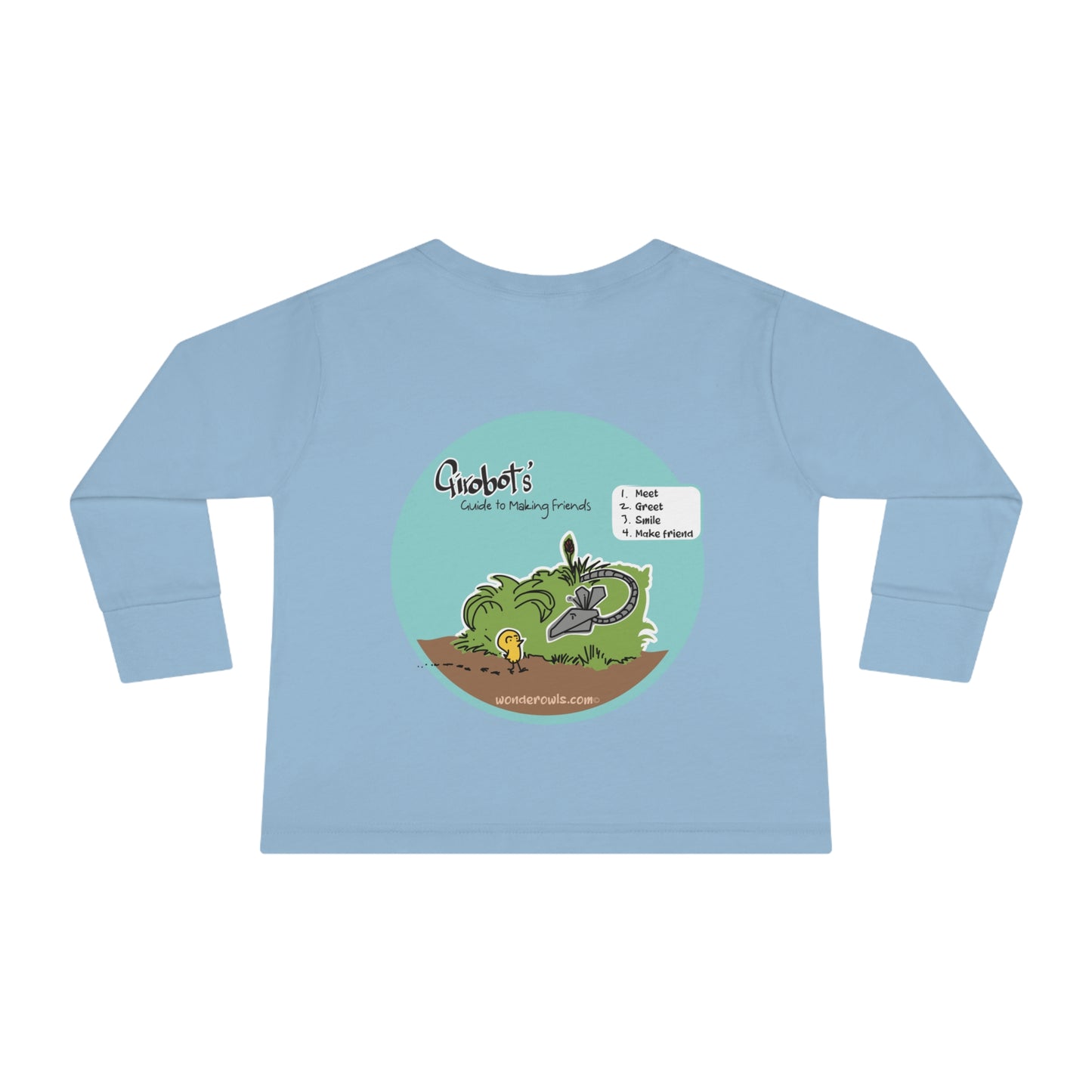 Girobot Toddler Long Sleeve Tee