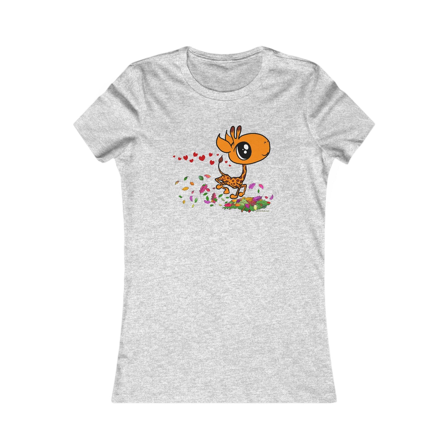 Giraffe in Love Cute Women's T