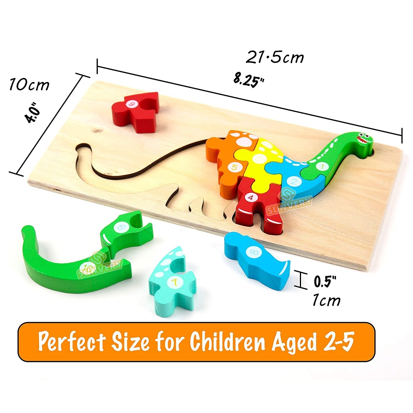 Montessori Wooden Toddler Puzzles, Many Styles