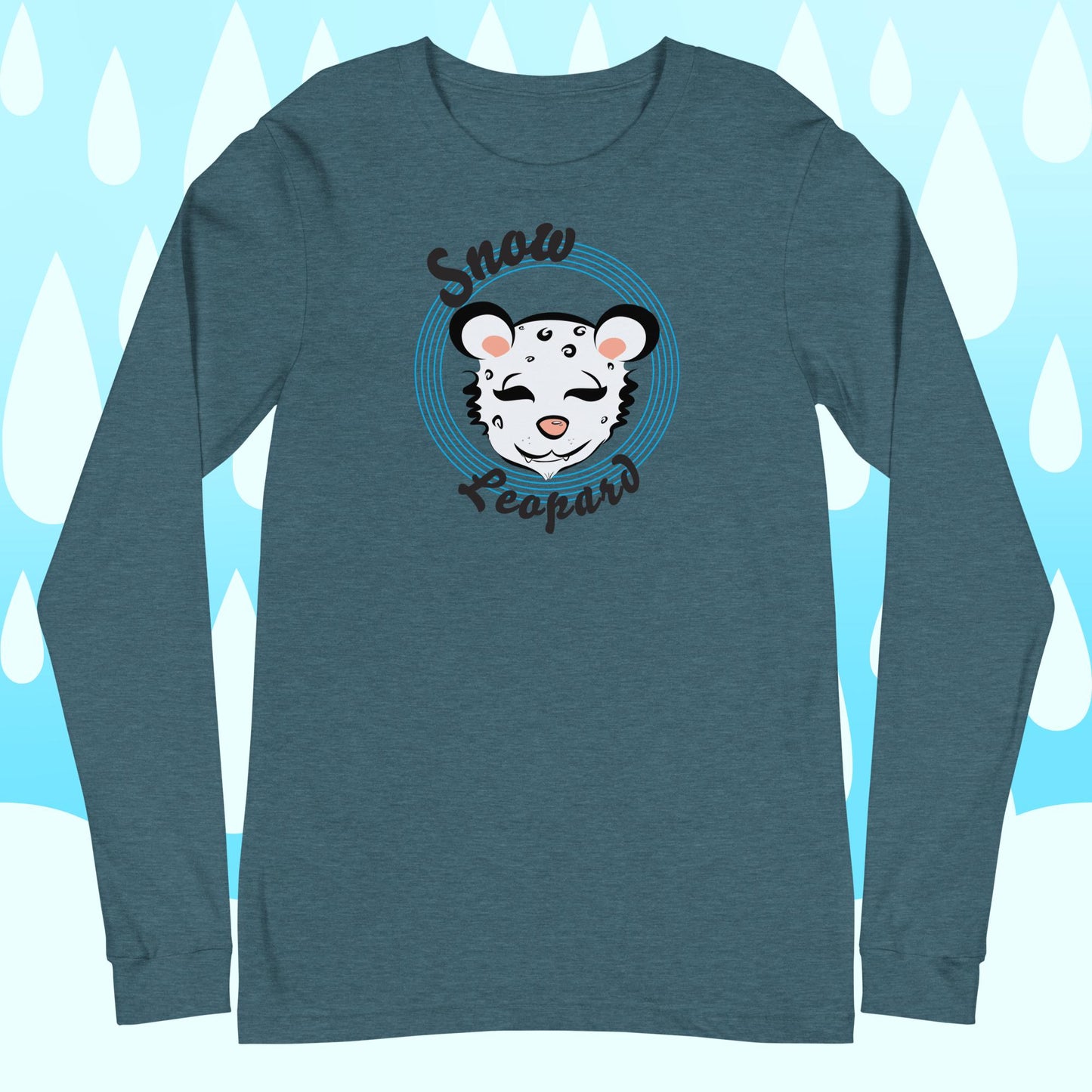 Snow Leopard Unisex Long Sleeve Tee