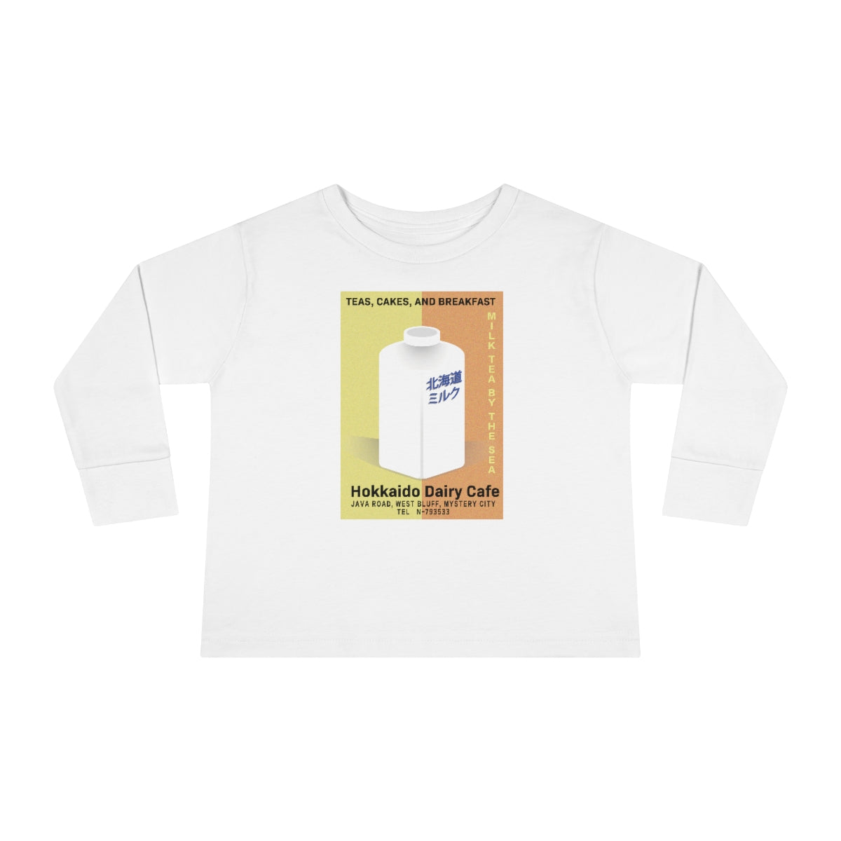 Hokkaido Dairy Cafe Toddler Long Sleeve Tee