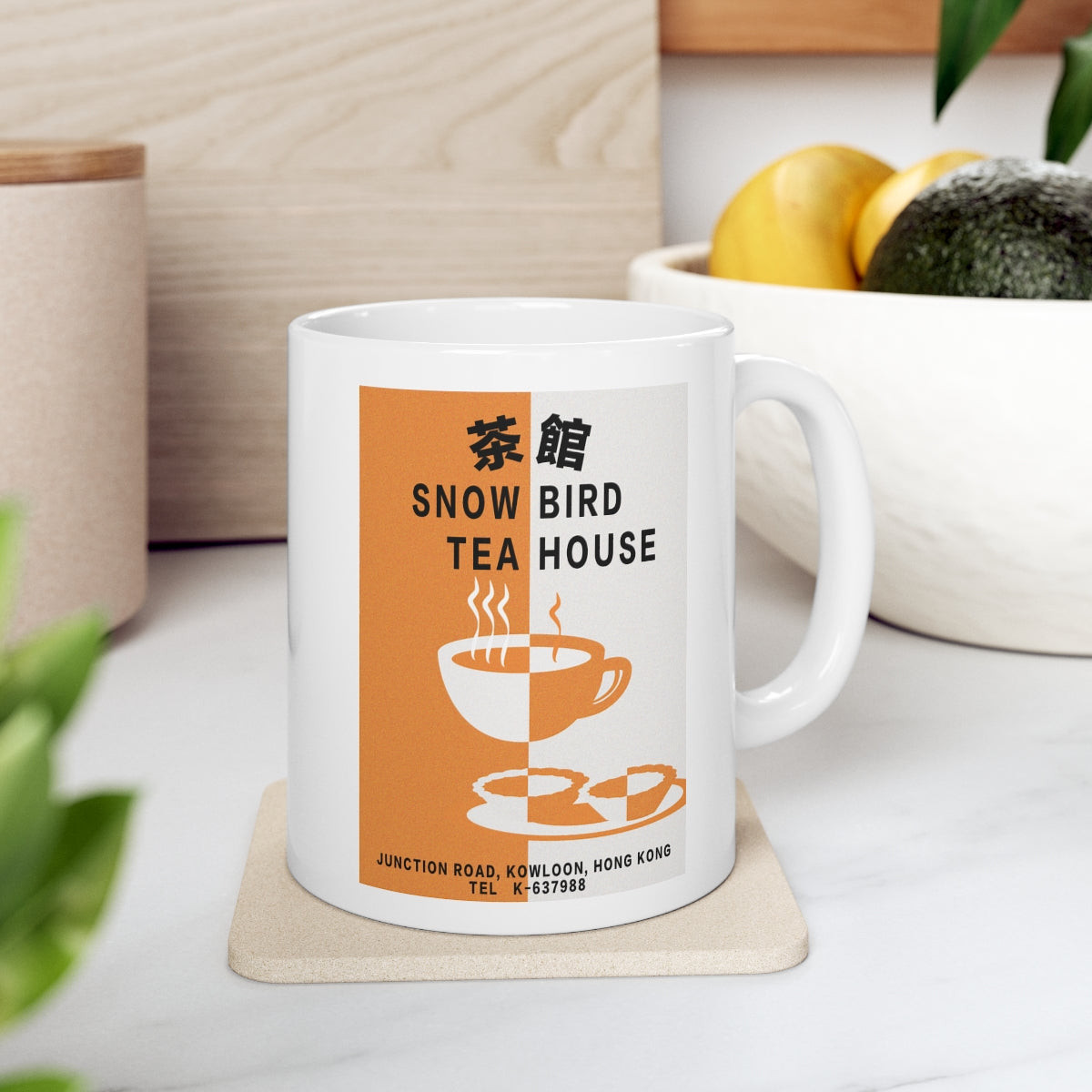 Snow Bird Ceramic Mug 11oz