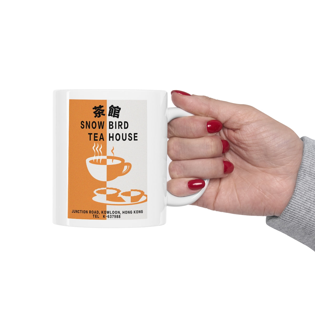 Snow Bird Ceramic Mug 11oz