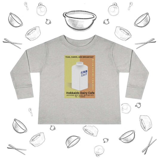 Hokkaido Dairy Cafe Toddler Long Sleeve Tee