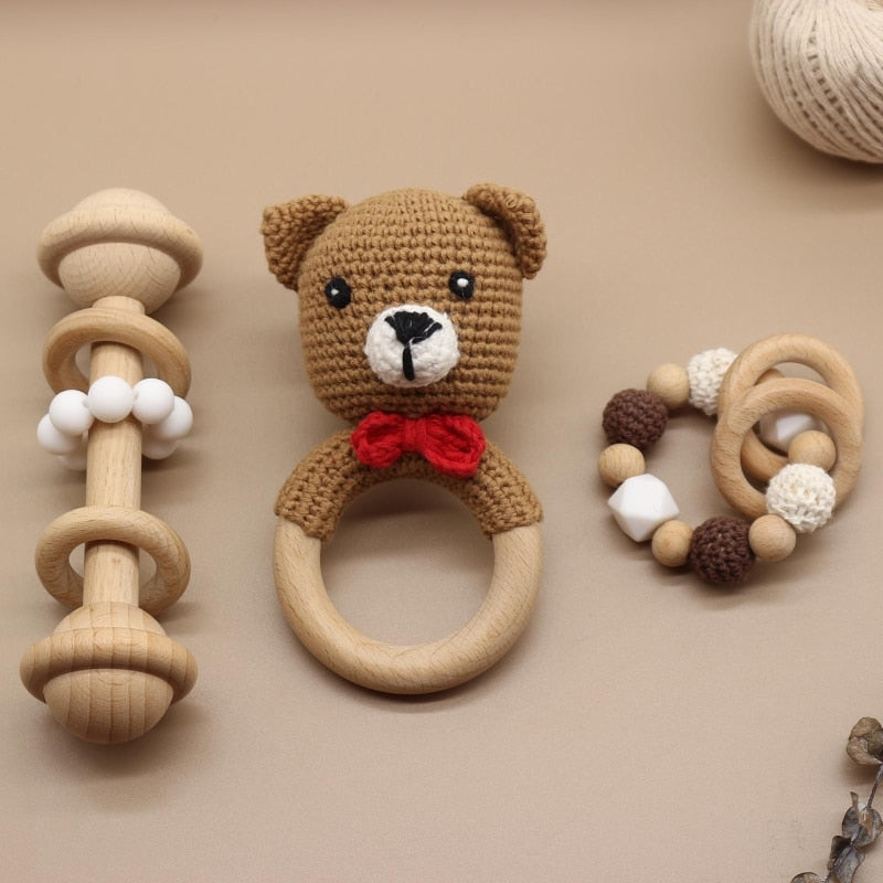 Adorable Baby Rattles With Animals and Sets!