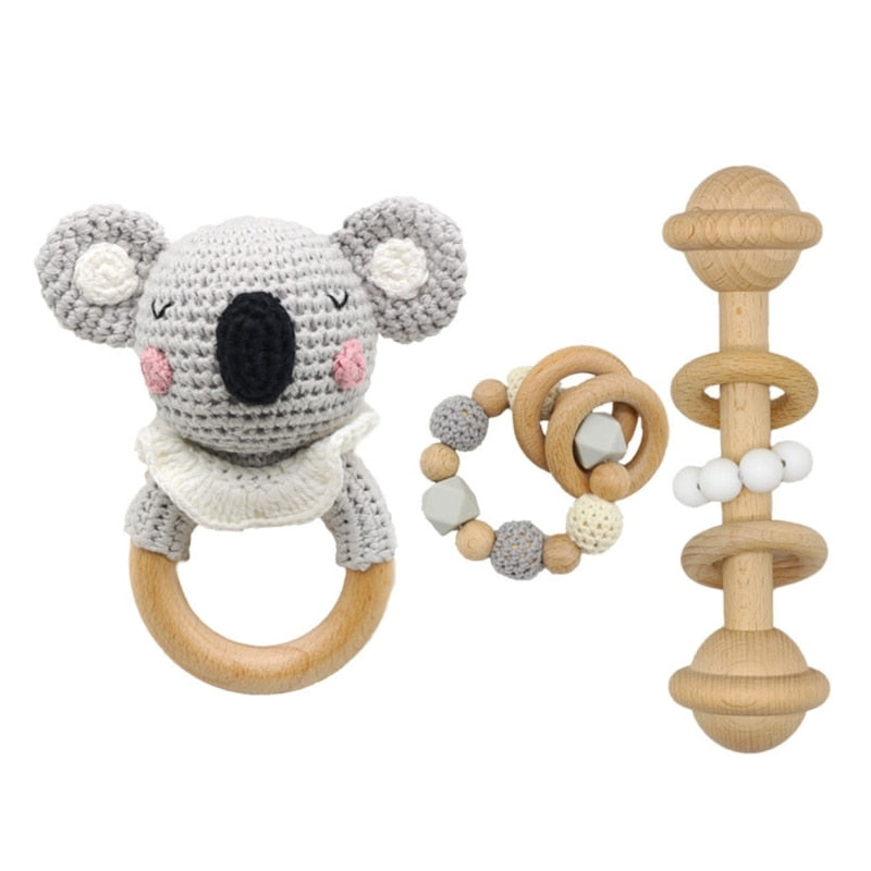 Adorable Baby Rattles With Animals and Sets!