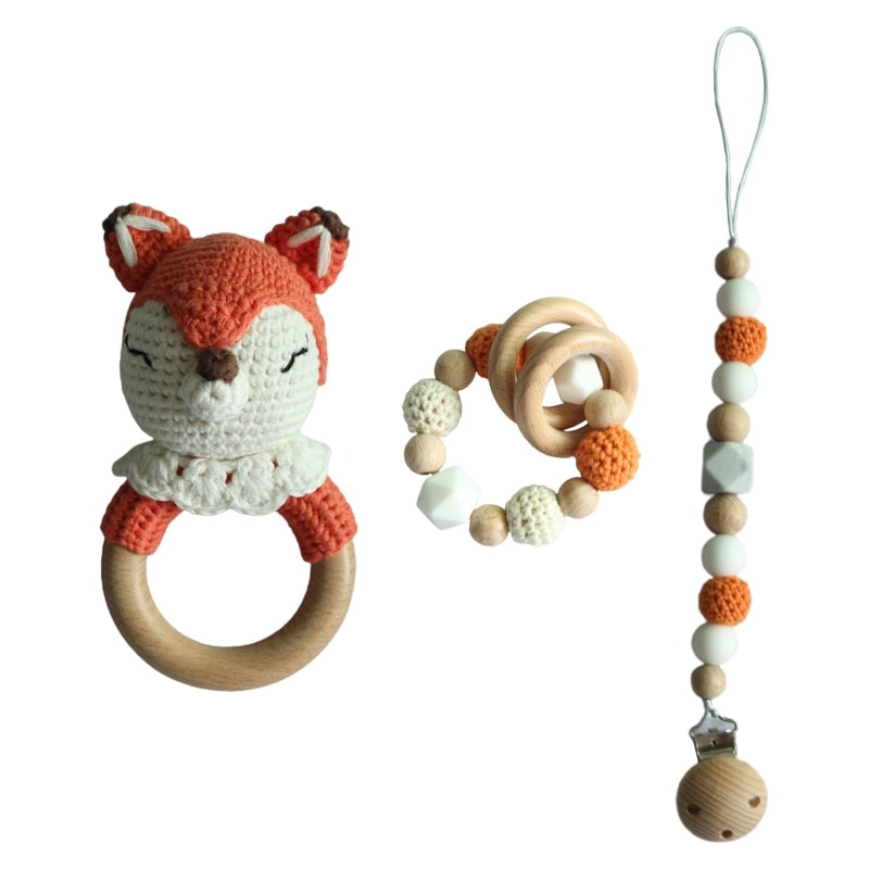 Adorable Baby Rattles With Animals and Sets!