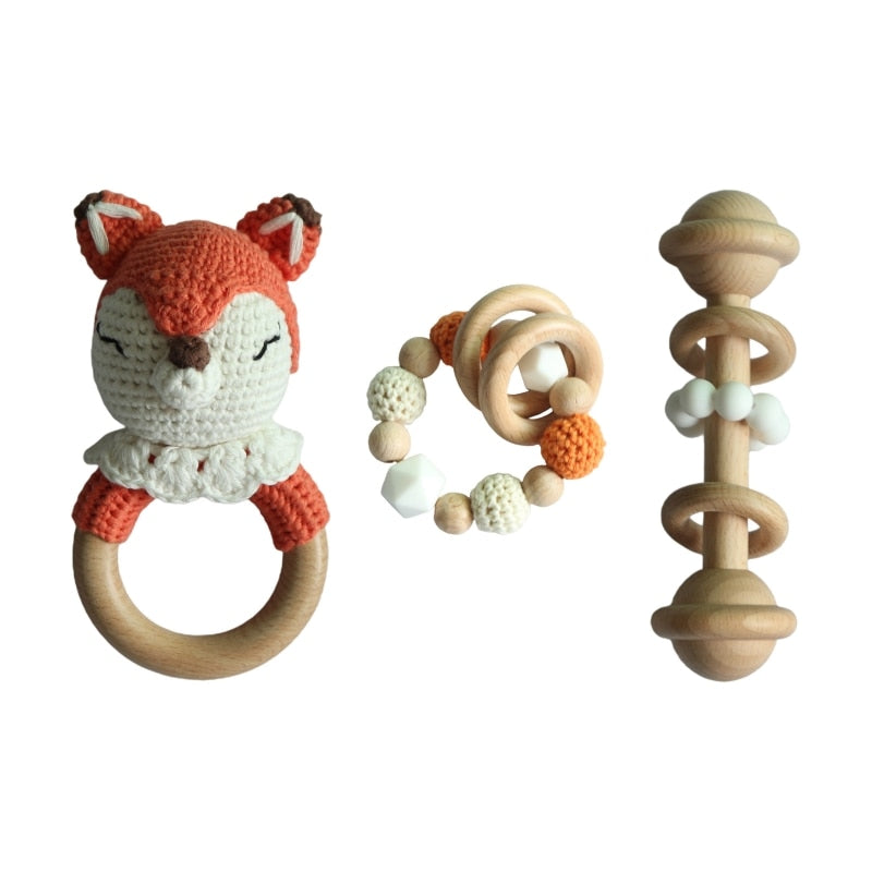 Adorable Baby Rattles With Animals and Sets!