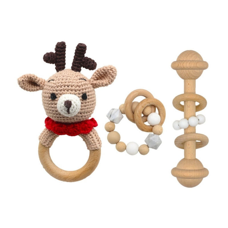 Adorable Baby Rattles With Animals and Sets!