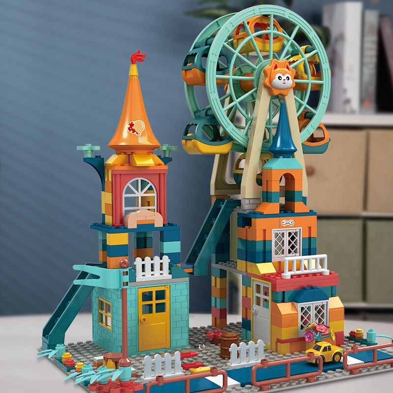 Ferris Wheel Marble Run Building Blocks Set (3 Sets Available)