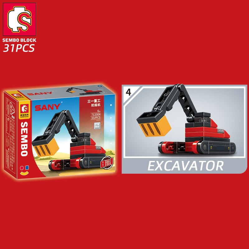Construction Building Block Sets for Gifts (8)