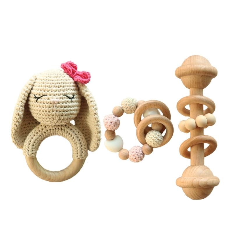 Adorable Baby Rattles With Animals and Sets!