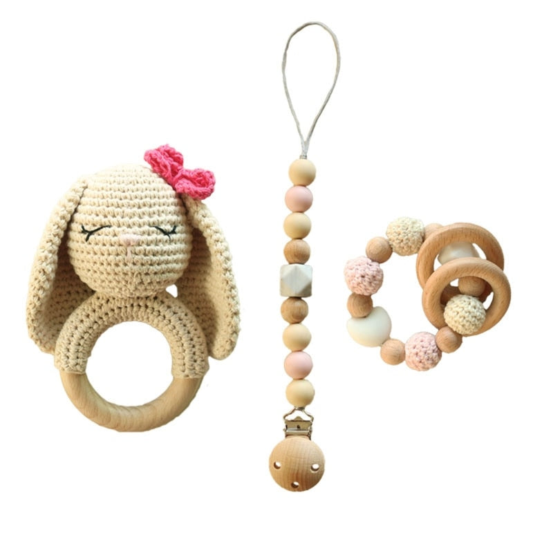 Adorable Baby Rattles With Animals and Sets!