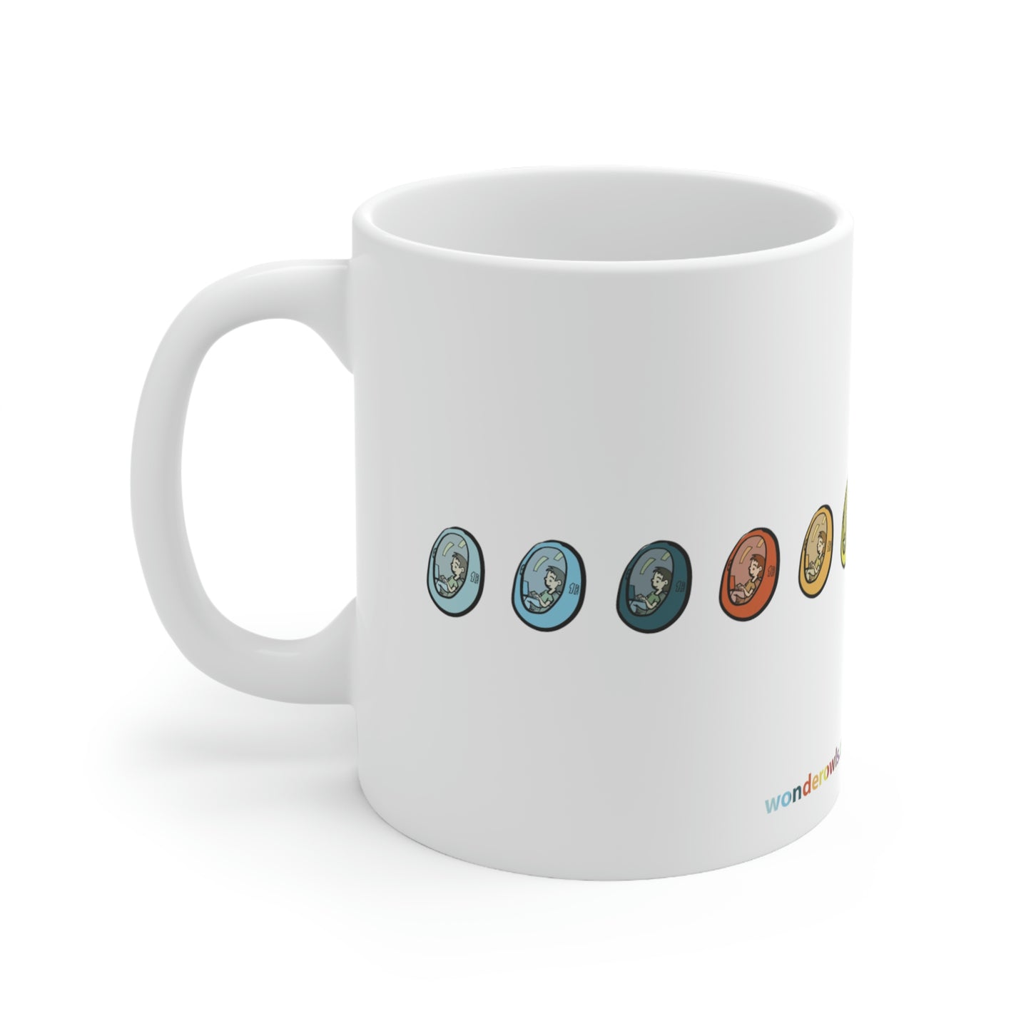 Lifepod Ceramic Mug by Inker, 11oz