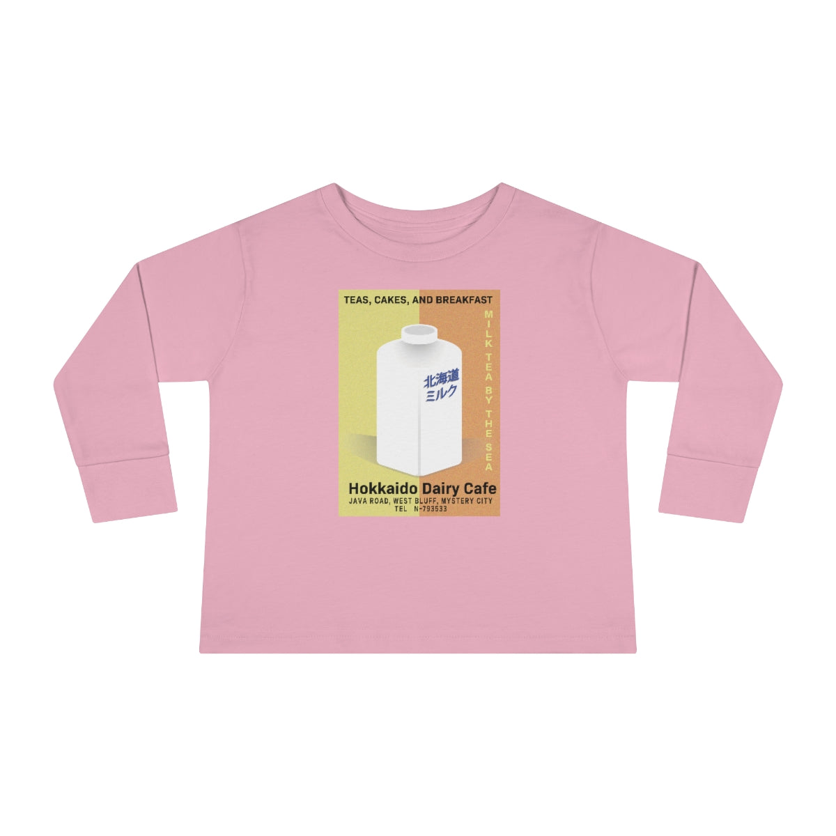 Hokkaido Dairy Cafe Toddler Long Sleeve Tee