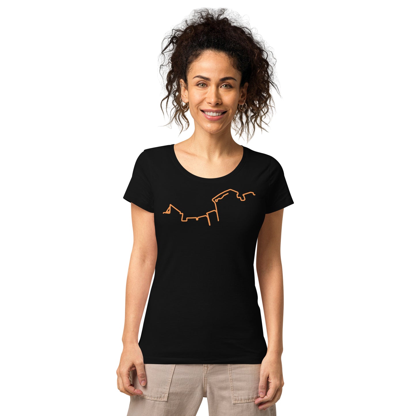 City Zipline Women’s Basic Organic T-shirt (5 Colors Available)