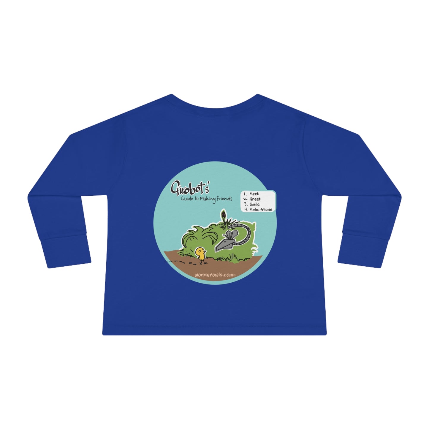 Girobot Toddler Long Sleeve Tee