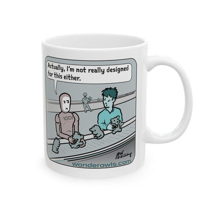 Design Better Cartoon Ceramic Mug, (11oz, 15oz)
